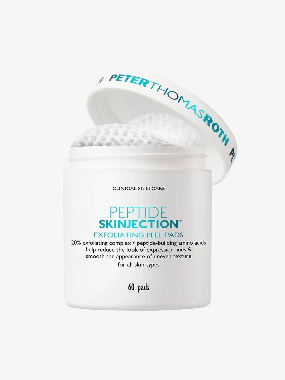 Peter Thomas Roth Peptide Skinjection Exfoliating Peel Pads - White